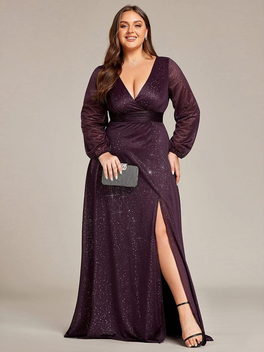 Luxury Black Wrap Maxi Gown for Women | Evening Party & Cocktail Dress Black