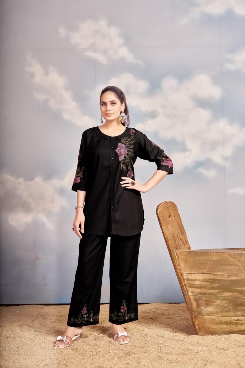 Luxury Printed Co-Ord Set for Women – Elegant Party & Casual Wear