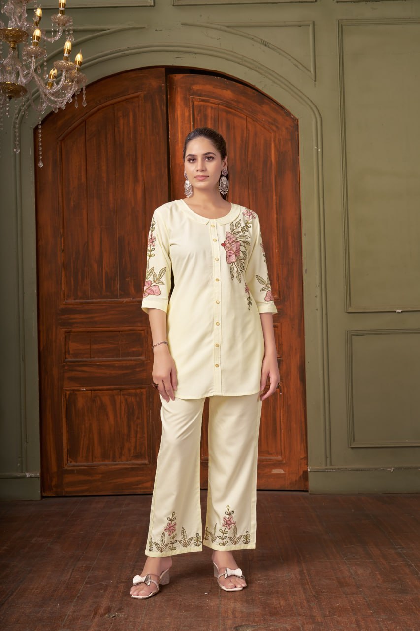 Luxury Printed Co-Ord Set for Women – Elegant Party & Casual Wear