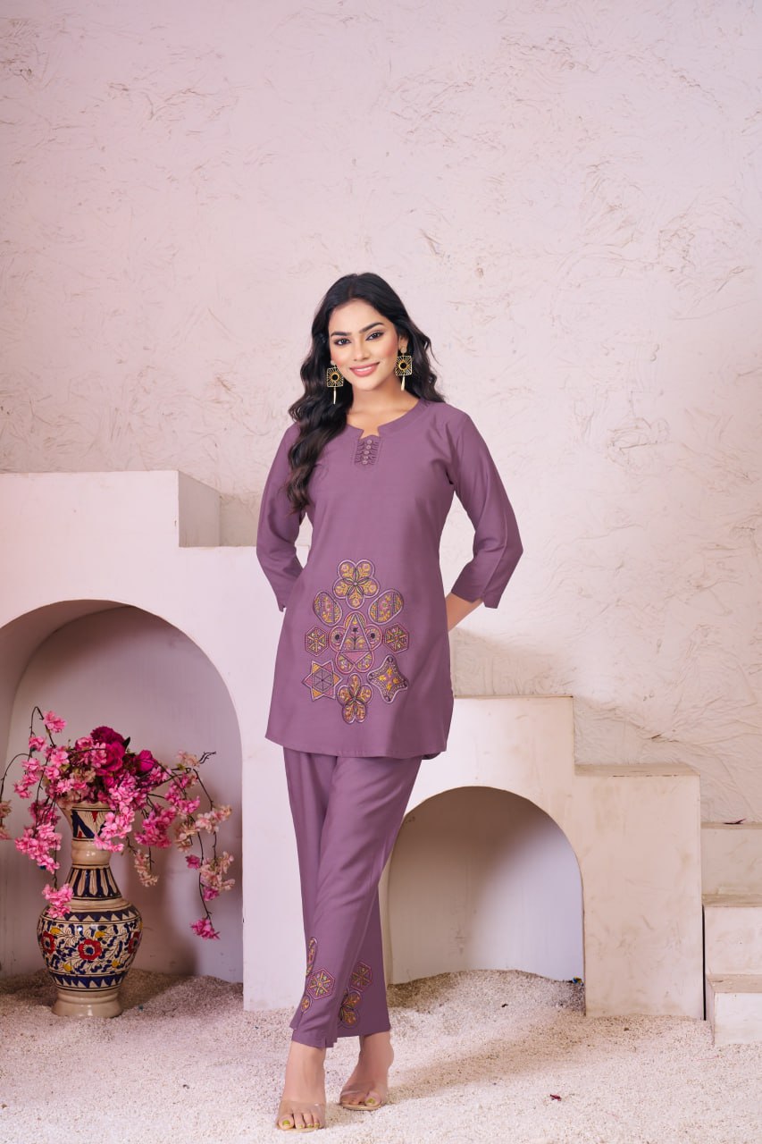 Luxury Printed Co-Ord Set for Women – Elegant Party & Casual Wear
