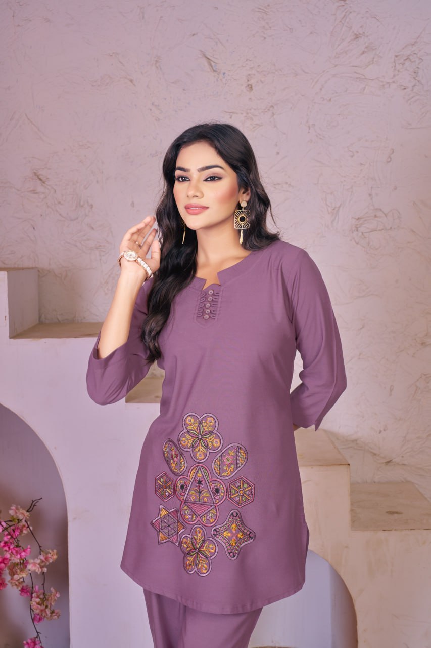 Luxury Printed Co-Ord Set for Women – Elegant Party & Casual Wear