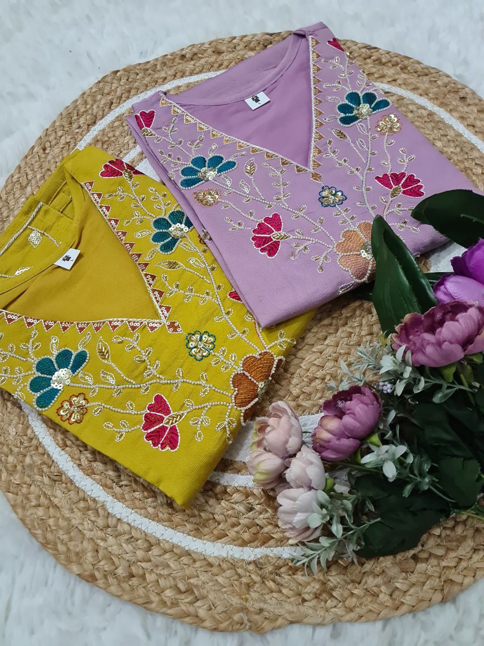 Pink Aura Embroidered Festive Kurta Set with Dupatta