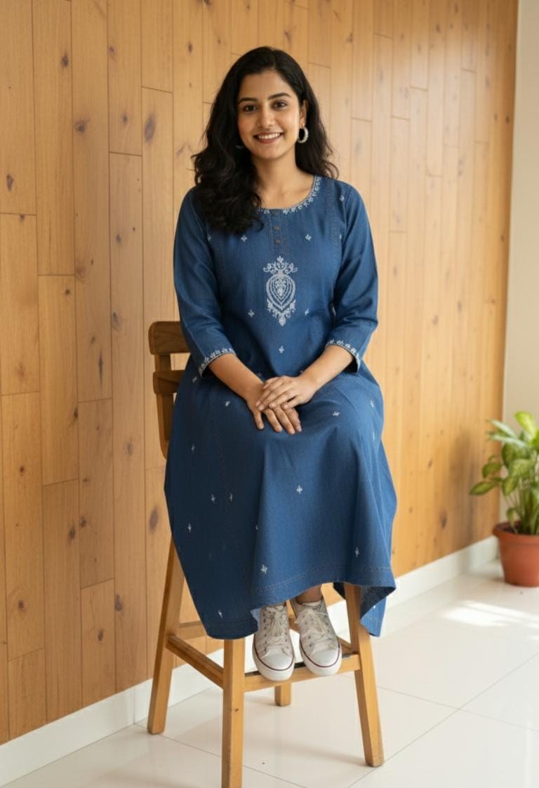 Elegant Printed Flared Kurti for Women