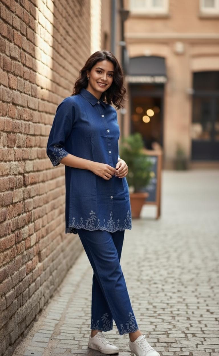 Urban Indigo Comfort Kurti Dress