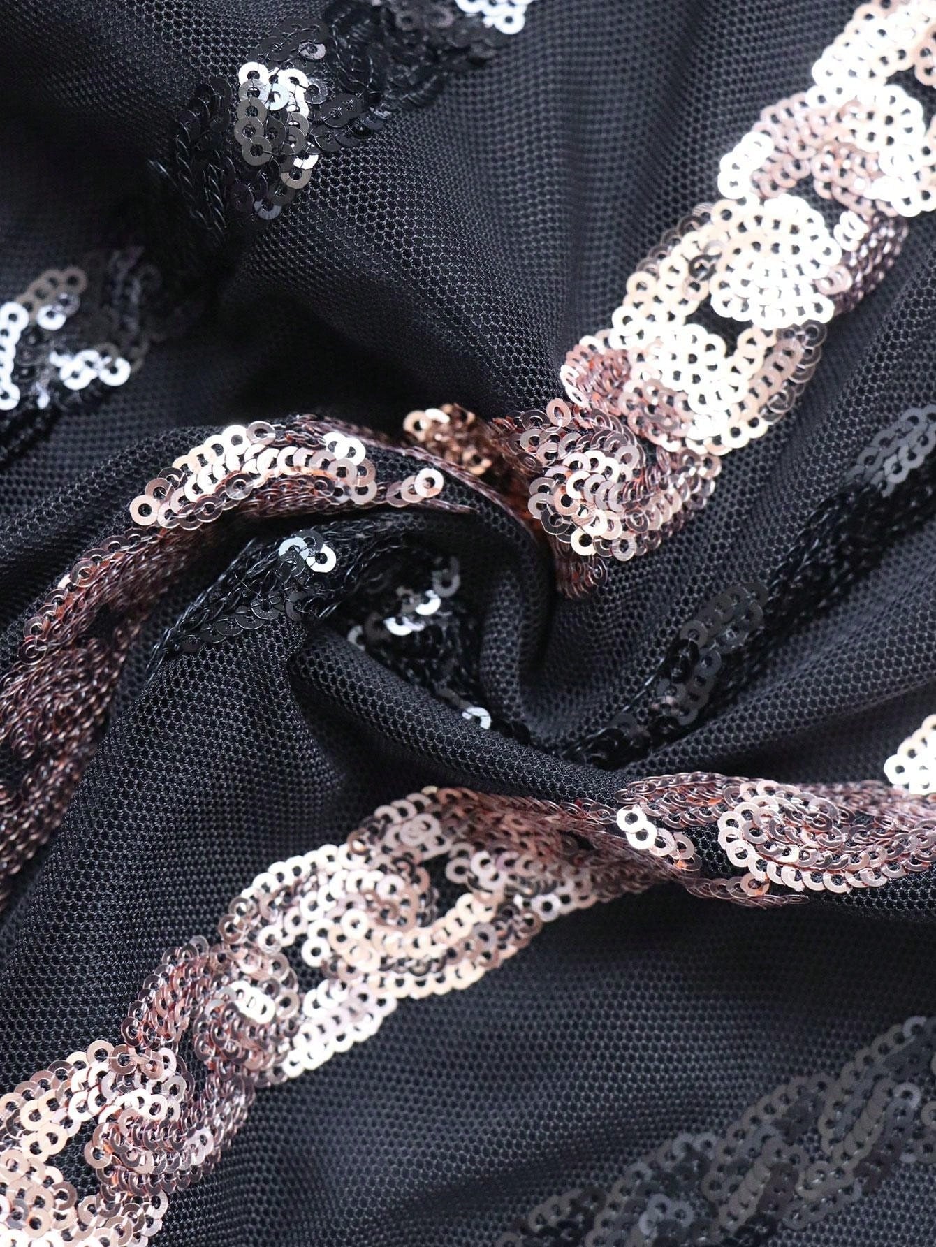 Luxury Black Velvet Embroidered Anarkali Gown Set