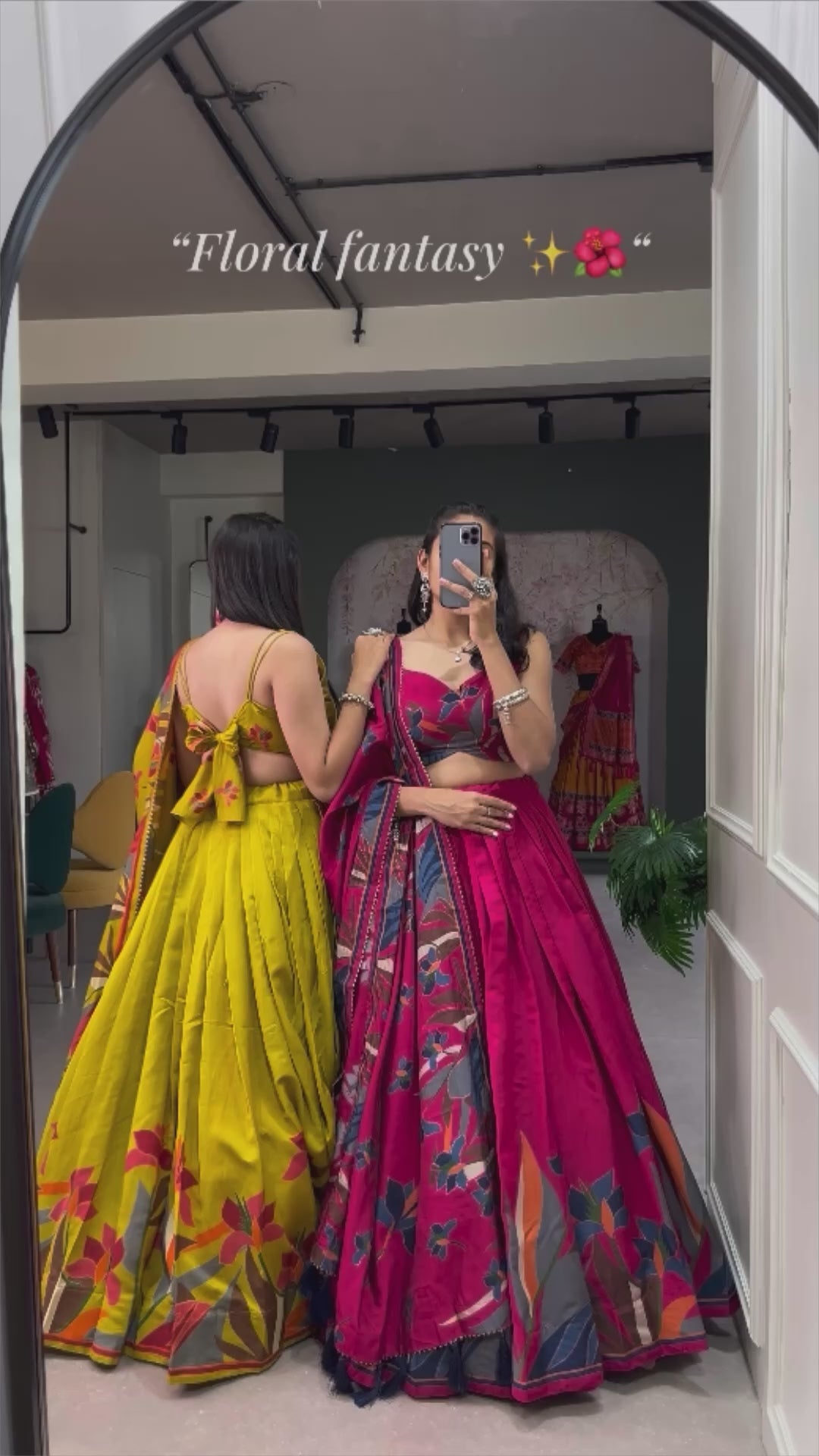 Royal Yellow Printed Lehenga Set with Designer Blouse & Dupatta